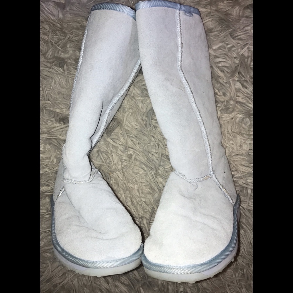 Women’s sheepskin EMU Boots Baby Blue Sz W9/M8 - Picture 2 of 8